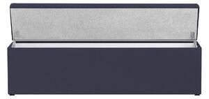 Modrá Dvojmiestna lavica s úložným priestorom La – 140 × 34 × 47 cm 140 × 34 × 47 cm COSMOPOLITAN DESIGN