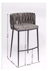 Barová stolička Cheerio 100 × 54 × 52 cm KARE DESIGN