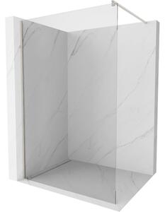 Mexen Kioto, sprchová zásteny typ Walk-In 50 x 200 cm, 8mm číre sklo, oceľová, 800-050-101-97-00