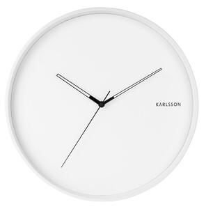 KARLSSON Nástenné hodiny Hue Metal – biela ø 40 cm × 4,5 cm