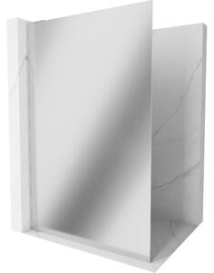 Mexen Kioto L, sprchová zástena Walk-In 70 x 200 cm, 8mm sklo vzor zrkadlo, chrómový profil, 800-070-103-01-50