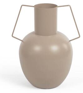 MUZZA Kovová váza Anala svetlo hnedá 38 cm