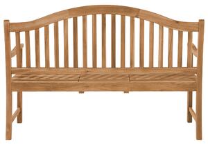 Záhradná lavica z ľahkého akáciového dreva, vonkajšia 3-miestna stolička s čajovým stolíkom