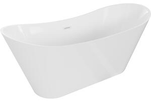 Mexen Celia, voľne stojaca vaňa 170 x 75 cm, biela, biely prepad, 52331707500-20