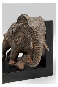 KARE DESIGN Zarážka na knihy Elephants 42 cm – set 2 ks 41,9 × 46,5 × 36 cm