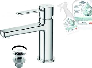 Invena GLAMOUR chrómová umývadlová batéria BU-02-001 Bezplatný octový gél pre domácnosť