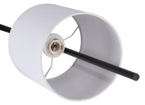 LED Stojacia lampa TOKYO 1xE27/40W/230V + LED/3W čierna/biela