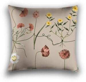 Sada obliečok z mikrovlákna HERBAR béžové + obliečka na vankúš 45 x 45 cm ZDARMA