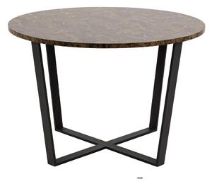 Jedálenský stôl Amble – hnedá 75 × 110 × 110 cm ACTONA