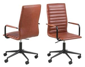 Kancelárska stolička Winslow – hnedá 103 × 45 × 58 cm