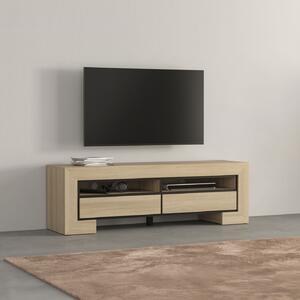 TV stolík DASI - dub / čierny
