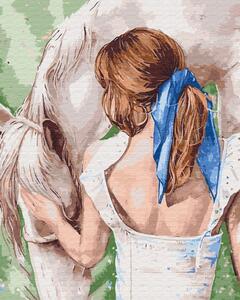Maľovanie podľa čísiel láska ku koňom