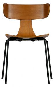 Hnedá Drevená Stolička Form 77,5 × 50 × 52 cm BEPUREHOME