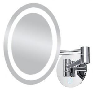 NIMCO kozmetické zrkadlo nástenné okrúhle 22,9cm LED ZK2016526