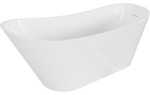 Mexen Alta, voľne stojaca vaňa 170 x 75 cm, biela, biely prepad, 52141707500-20
