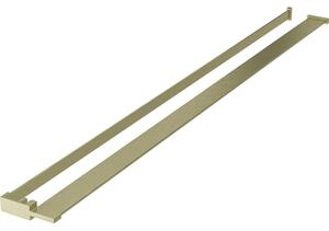 Mexen príslušenstvo, polička/držiak na uteráky pre sprchovú zástenu (max 140cm), zlatá matná, 800-02-55