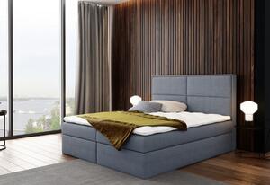 Čalouněná postel GRAND + topper, 120x200, inari 81
