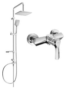 Mexen Sven sprchový set s dažďovou sprchou a sprchovou batériou Sabre, chrómová, 72140262-00