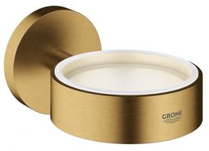 GROHE Essentials držiak dávkovača tekutého mydla, pohára alebo misky kartáčovaný cool sunrise 40369GN1