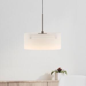 LED závesné svietidlo MARIKA, béžová/biela, Ø 20 cm, sklo, stmievateľné, Krémová / jantárovo žltá, Obývacia izba / jedáleň, Sklo, Moderný, Závesné svietidlo