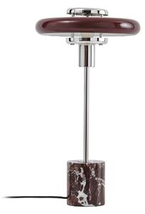 Stolové Lampa Lindby, Branford, Červená, Obývacia izba, Sklo, Vintage