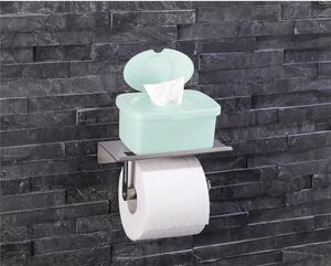 Samodržiaci držiak na toaletný papier z nehrdzavejúcej ocele - Maximex
