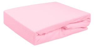 DETSKÉ FROTÉ PRESTIERADLO 005 60X120 CM SVETLORUŽOVÉ