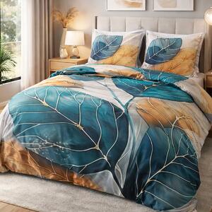 SATÉNOVÉ OBLIEČKY SATYNLOVE PREMIUM 160X200 CM, 2KS 70X80 CM LISTY