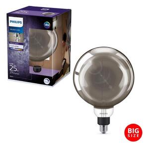 LED Stmievateľná žiarovka SMOKY VINTAGE Philips G200 E27/6,5W/230V 4000K