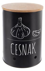 Dóza pr. 11 cm Cesnak BLACK