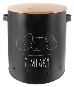 Dóza pr. 22,5 cm Zemiaky BLACK