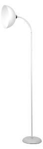 EUlight Stojacia lampa Zack, 1x biele PVC tienidlo, w