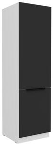 Potravinová skriňa LUNARA - šírka 60 cm, čierna / biela