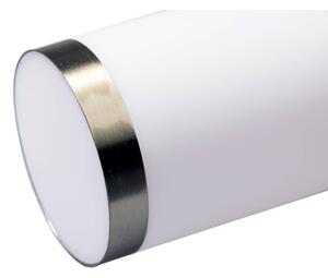 Vonkajšia lampa LIVIA 1xE27/10W/230V 45 cm IP44 strieborná
