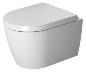 DURAVIT ME by Starck Compact 37 x 48 cm závesná WC misa Rimless, Durafix s glazúrou Hygiene Glaze 2530092000