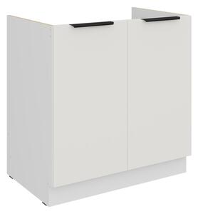 Drezová skrinka LUNARA - šírka 80 cm, biela