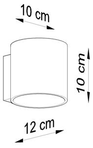 Sollux SL.0486 - Nástenné svietidlo ORBIS 1xG9/40W/230V betón
