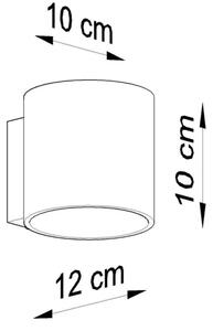 Sollux SL.0490 - Nástenné svietidlo ORBIS 1xG9/40W/230V drevo