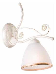 Nástenná lampa RETRO II 1xE27/60W/230V biela patina