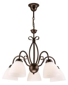 Luster na reťazi ADELLE 5xE27/60W/230V