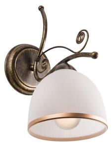 Nástenná lampa RETRO II 1xE27/60W/230V zlatá patina
