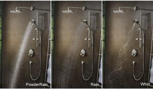 Hansgrohe Raindance Select S sprchový set 120 3jet P, PowderRain, 90cm a mydelničkou chróm, 27667000