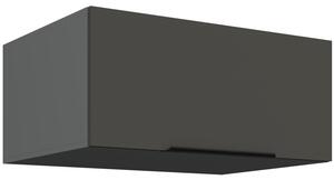 Hlboká digestorová skrinka LUNARA - šírka 80 cm, grafit/antracit