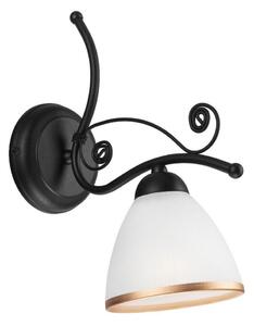 Nástenná lampa RETRO II 1xE27/60W/230V čierna matná