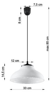 Luster na lanku CORONA 1xE27/60W/230V