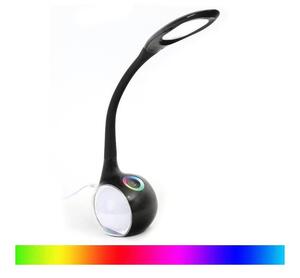 LED RGB Stmievateľná stolná lampa LED/7W/230V čierna