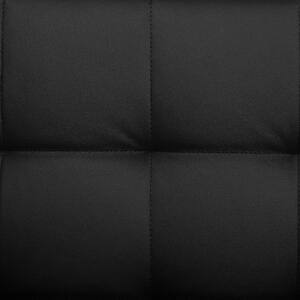 Kreslo tmavosivá s čiernou tkané do obývacej izby sklopné strieborné nohy moderný štýl