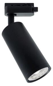 Bodové svietidlo MICA do lištového systému 1xGU10/25W/230V 1-fázové čierna