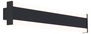 Moderné nástenné svietidlo čierne CCT 60cm vrátane LED IP54 - Vanya