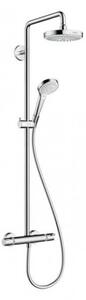 Hansgrohe Croma Select S sprchový systém Showerpipe 180 s termostatom, 2 prúdy biela/chróm, 27253400